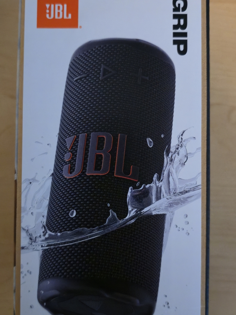 JBL Flip Grip Portable Bluetooth Speaker - Black with Red Accents